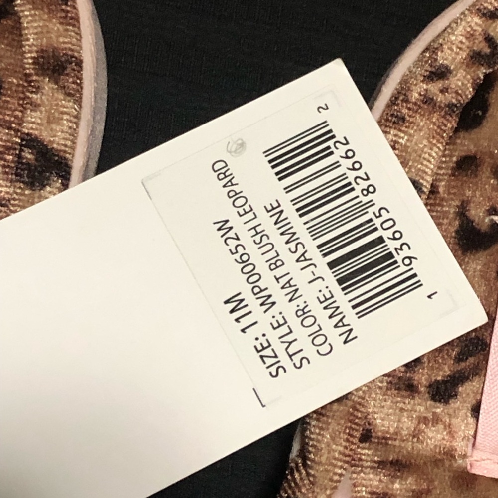 Juicy Couture Jasmine Leopard Slipper Slip On Cushioned Bow Wild Plush, Size 11 - Picture 3 of 5